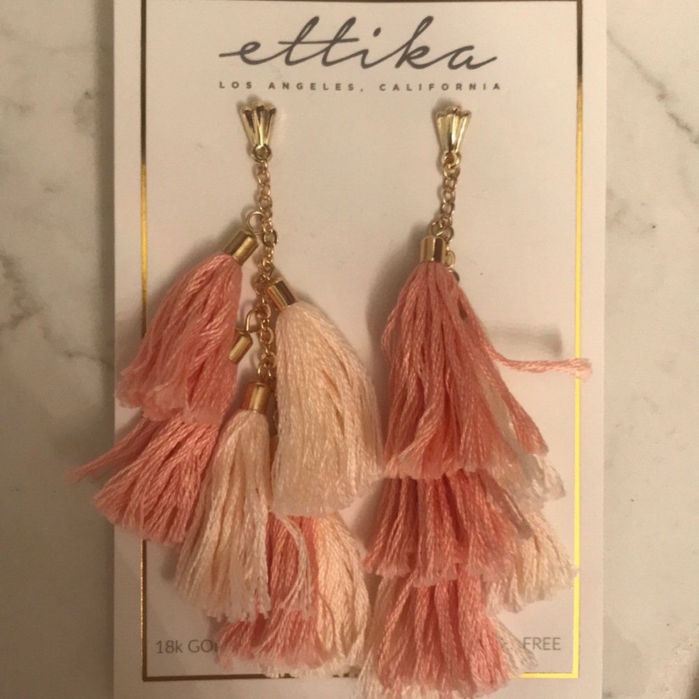 Ettika Day Dreamer Tassel Earings